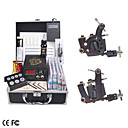 Professional Tattoo Kits With 2 Guns LCD Power and 40 Color Ink