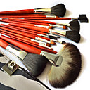 Makeup Brushes Set Kit With Zebra Grain Case (18 PCS)