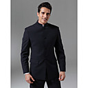 unique à poitrine 4 boutons de revers non-ventilé mandarin marié laine usure / Tuxedo / veste et pantalons pour hommes (pmlfxz0048)