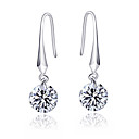 925 Sterling Silver With Platinum Plating Earrings