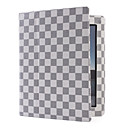 concepteur cuir PU cas w / stand pour Apple iPad 2 - Collecte rapide, blanche