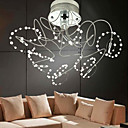 artística de estilo contemporáneo babysbreath luz de techo con 6 luces