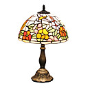 Tiffany Style Swallow Adorned Stained Glass Table Lamp