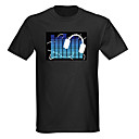 som e música ativado espectro vu metros el visualizador levou t-shirt (4 * aaa)