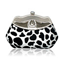 Samt Schale mit Strass Abend Handtasche Kupplung