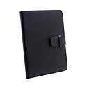 Book Style Textured Leather Protective Case For 8" Tablet-Black