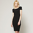 VICTORIA BECKHAM Style Dress / Special Shoulder Design Fit Dress / Women's Dresses (FF-A-CA0853502)
