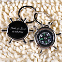 Personalized Key Ring - Compass (set of 6)