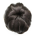 Synthetic Brown Curly Hairpiece Bun
