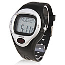 Calorie Counter Pulse Heart Rate Monitor Stop Automatic Watch - Sliver