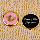 Personalized Ringstones Flower Basket Compact Mirror