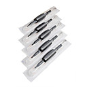 50 Pcs Disposable Tattoo Tube and Needle Combo 5 Round Liner