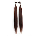 16 pulgadas de queratina pre-condiciones de servidumbre clavo de punta indio remy extensiones de cabello 26 colores disponibles
