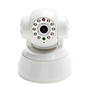 verdrahtet Pan Tilt IP Kamera mit 2-Wege-Audio-Infrarot-Nachtsicht