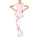 Dacewear Cotton Practice Short Sleeve Ballet Dresses For Kids More Colors