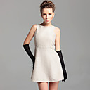 ts mini vestido beige