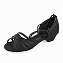 Satin Upper Dance Shoes Ballroom Latin Shoes for Women and Kids More Colors