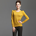 mélange de laine ts perlées d'épaule facile-porter pull (3 couleurs)