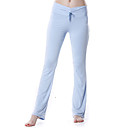 yogayf-ecológico de algodón azul cielo deporte gimnasia yoga pantalones mujer pantalones de fitness
