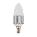 E14 3x1W 260LM 3000-3200K Warm White Light LED Candle Bulb (85-265V)
