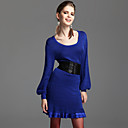 TS Long Sleeve Knit Sweater Dress