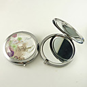 Personalized Compact Mirror - Colorful Flower