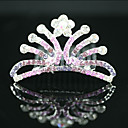 Beautiful CZ Cubic Zirconia Wedding Flower Girl Tiara/ Headpiece More Colors Available