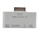 Conector HDMI/AV/Cámara/ Lector de Tarjetas/ Adaptador de iPad, iPad2 y el Nuevo iPad