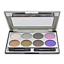 8 colores de la paleta de sombra de ojos con un cepillo libre (# 4)