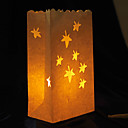 Maple Shaped Cut-out Paper Luminary (Set of 4)