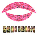 5 Pcs Lip Tattoo and 10 Pcs Nail Stickers