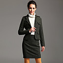 TS Shoulder Epaulette Wool Blend Pea Jacket