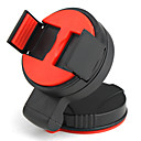 Supporto girevole da applicare sul parabrezza dell'auto  per iPhone 4/4S ed altri tipi di cellulare - Nero e Rosso