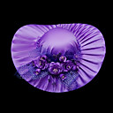 Fashion Satin With Satin Flowers Wedding/ Partying/ Honeymoon Hat More Colors Available