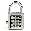  8-digit pulsante lega di zinco lucchetto a combinazione