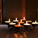 décor de table en métal bougie 9 tête de support