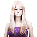 100% cheveux remy indiens de mode couleur de surbrillance naturelle droite 16 "pleine perruque de lacet