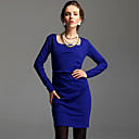 TS Knitted Square Neckline Bodycon Dress