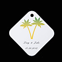 Personalized square tags - Coco (set of 36)