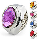 Orologio-anello in metallo stile floreale romantic