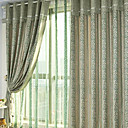 (Two Panels) Jacquard Classic Energy Saving Curtains