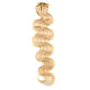 24 inch 9 stuks 100% echt haar lichaam wave clips in hair extensions 11 kleuren verkrijgbaar
