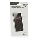 diamantes delante y por detrás protector con un paño de limpieza para el iphone 4 y 4S