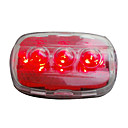 bicicleta 3-luz conduzida da cauda bicicleta projetor laser laser de cauda feixe de luz traseira 3 levou luz lâmpada