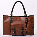 dames à la mode des sacs à main avec fermeture à glissière pu poche et sac bouclé