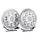 voiture éclairage diurne (2 pcs, 9 LED, lumière blanche, imperméable)