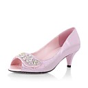 lederen stiletto party / avond met strass schoenen