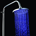 8 Inch A Grade ABS Chrome Finish Color Changing LED Rain Shower head