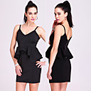 TS Trendy Sleeveless Ruffle Waist Dress
