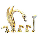 Bionics Design Brass Tub Faucet (Ti-PVD Finish) with Hand Shower